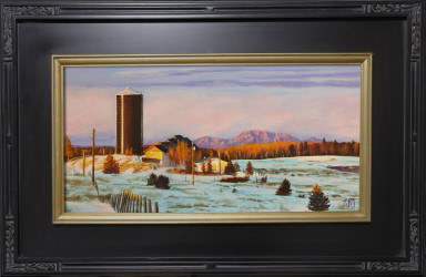 Sunset in Divide, CO, 10x20 $1100 by ED MCKAY